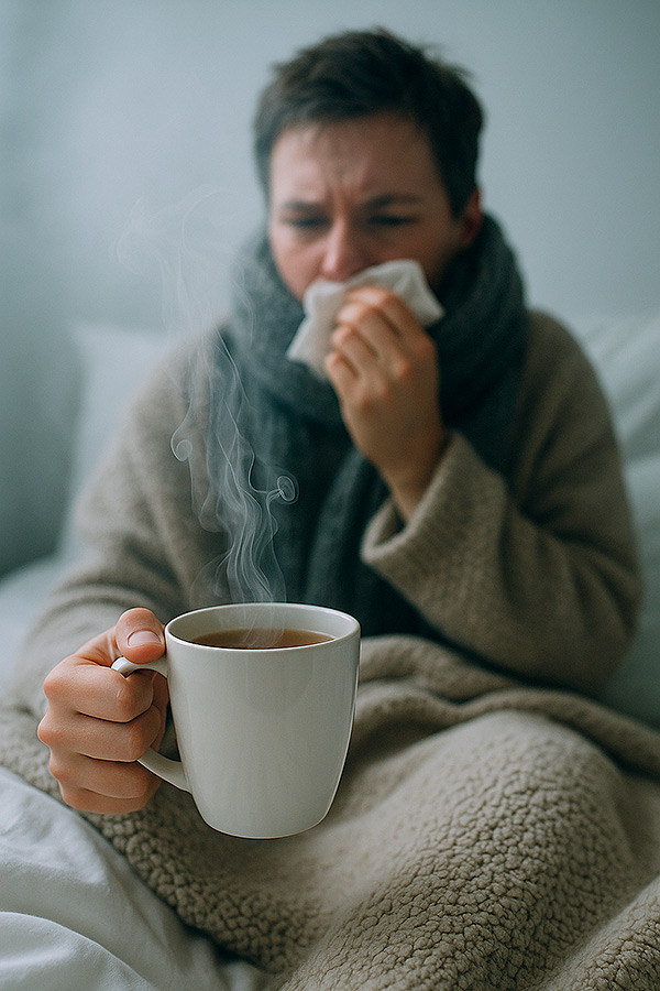 Podzimní nemoci: chřipky a nachlazení na vzestupu