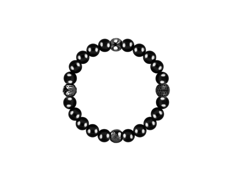 Olivie TERRA náramek ONYX BLACK 10041 Velikost: XXL