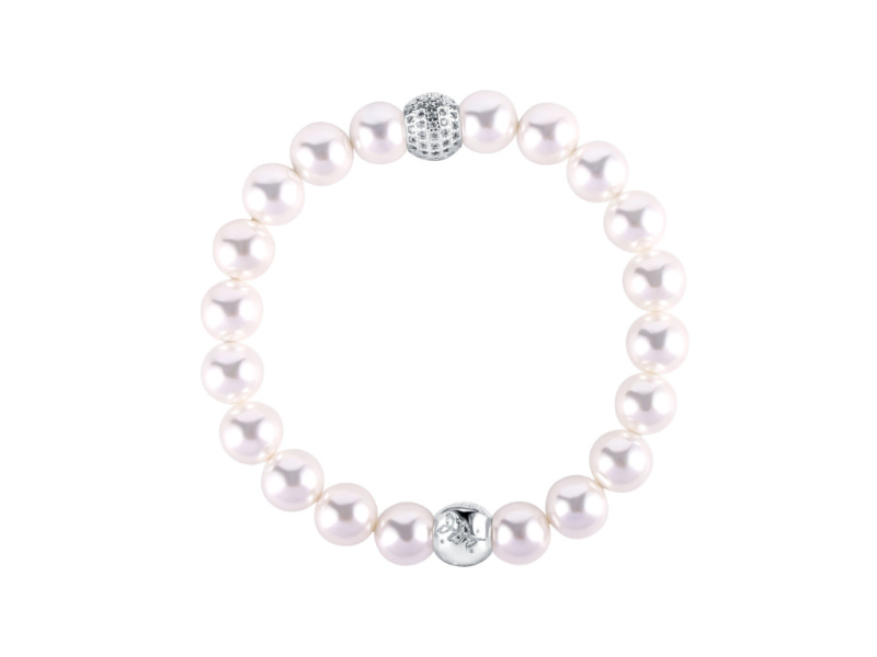 Olivie TERRA náramek SHELL PEARL SILVER 10050 Velikost: S