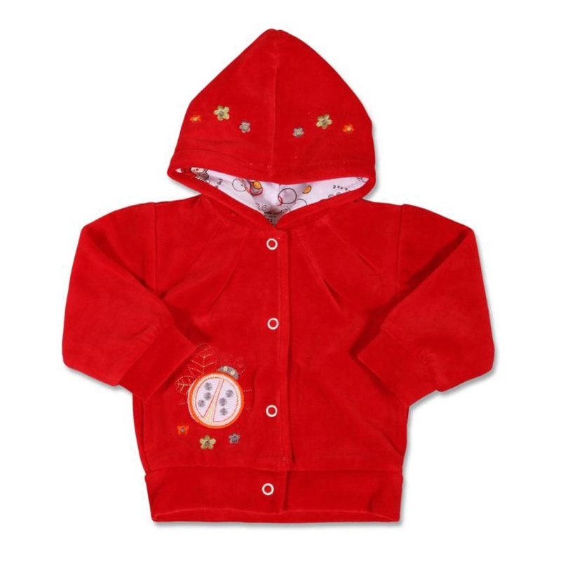 Semišová mikina s kapucí pro miminko 68 (4–6 měsíců)