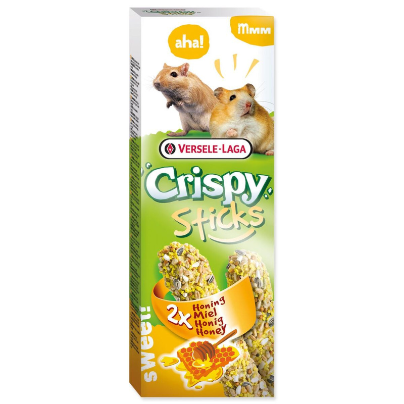 Tyčinky VERSELE-LAGA Crispy s medem pro křečky a pískomily 110 g