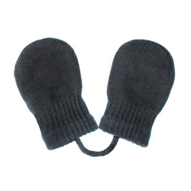 dětské zimní rukavičky new baby grafit (0–3 m)