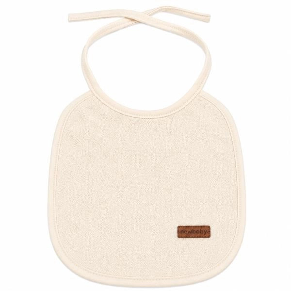 Dětský froté bryndák New Baby s PVC podšitím béžový - 1 kus