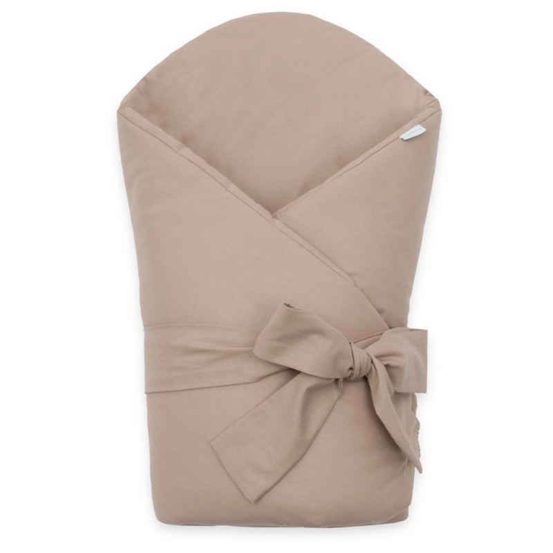Dětská zavinovačka NEW BABY 80 × 80 cm cappuccino