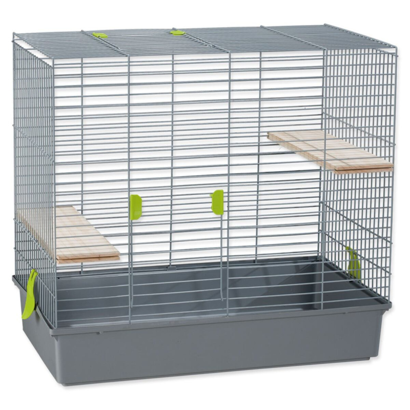 Klec SMALL ANIMALS Kotrba pro činčily šedá 1 ks
