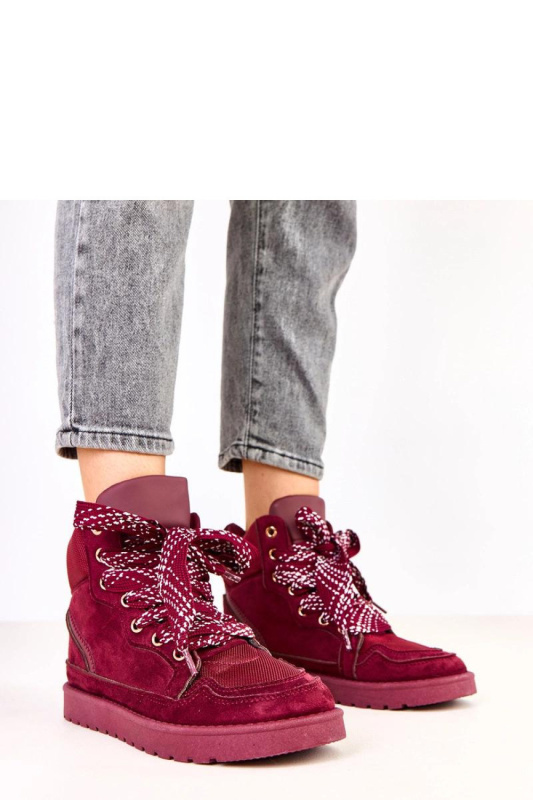 Sportovní zimní obuv C2077 bordó -Solea 40