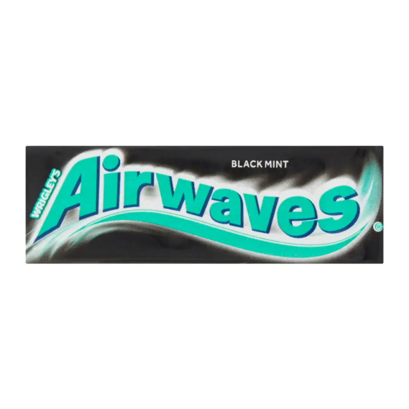 Airwaves Žvýkačky Black Mint 14 g