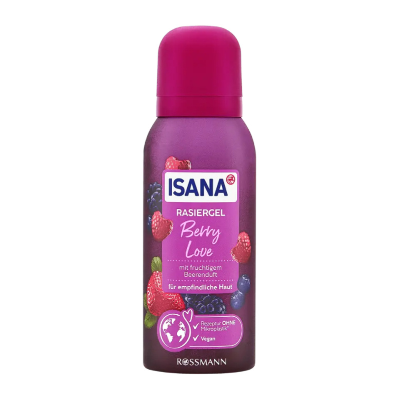 ISANA Pěna na holení Berry love
