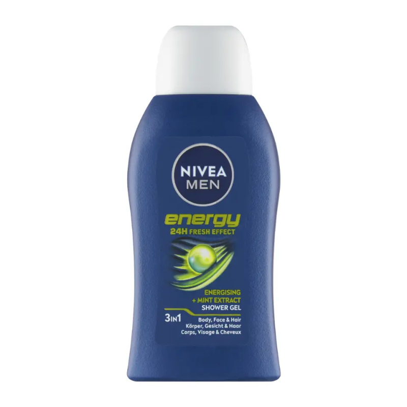 NIVEA Men Sprchový gel pro muže 3v1 Energy mini 50 ml