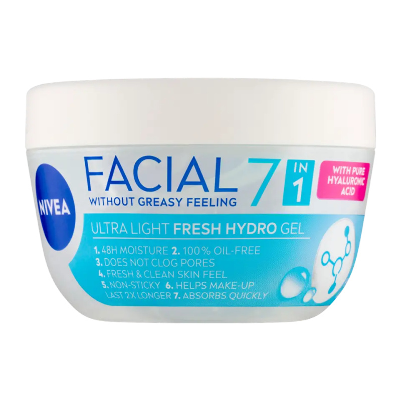 NIVEA Osvěžující hydratační gel Facial 100 ml