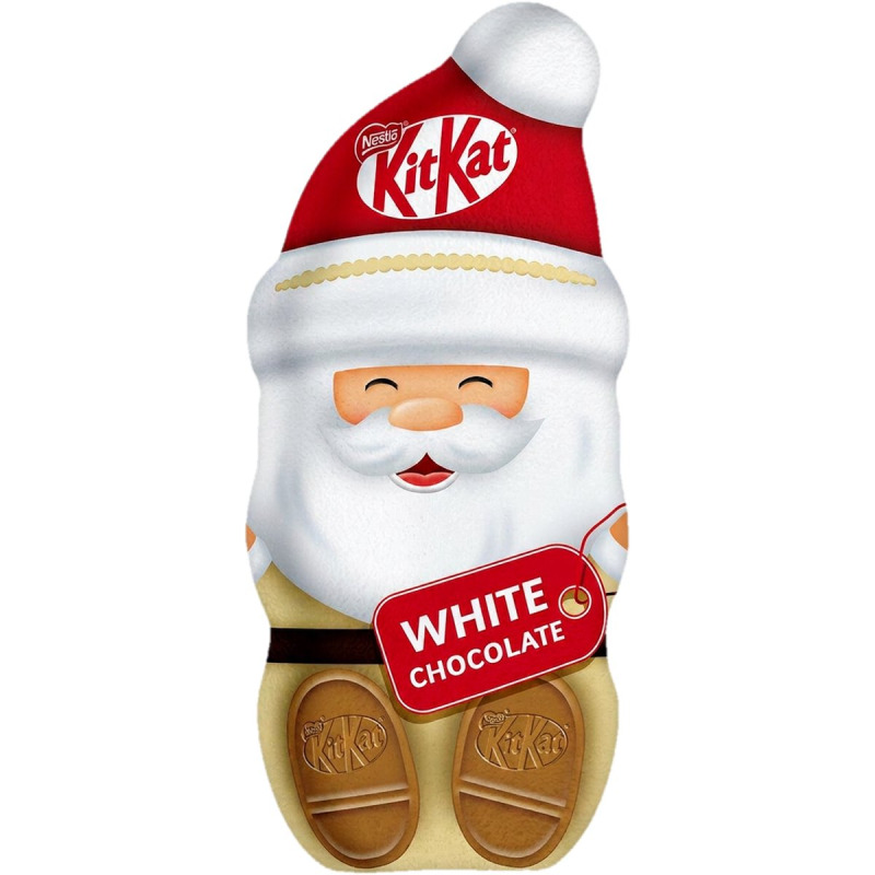 KitKat Mikuláš dutá figurka bílá