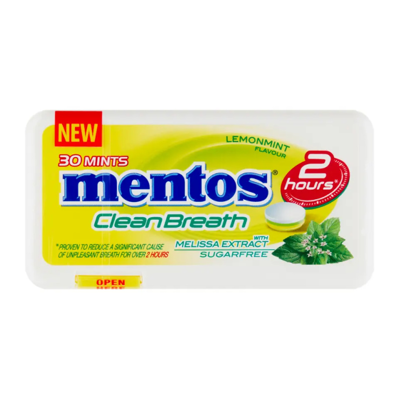 Mentos Bonbony CleanBreath Lemonmint 21 g