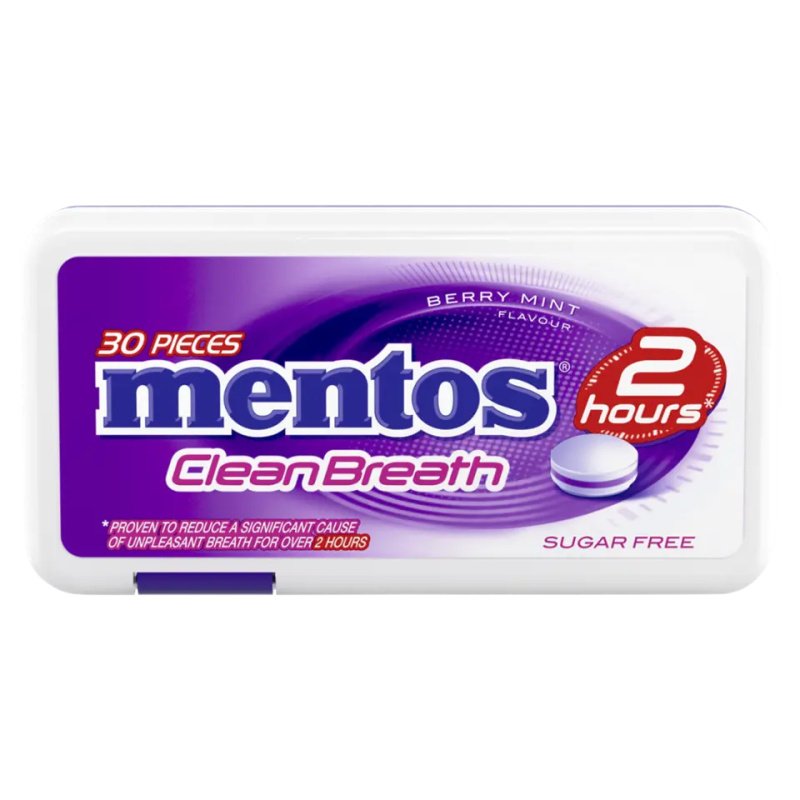 Mentos Bonbony Clean Breath Berry 21 g