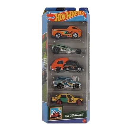 Hot Wheels Angličák 5ks - HW GETAWAYS