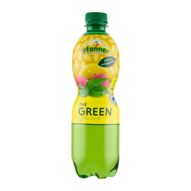 Pfanner  Čajový nealkoholický nápoj ochucený s příchutí citrón-liči  500 ml