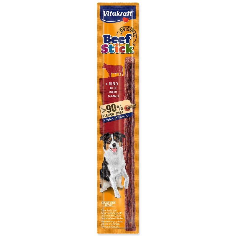 Pochoutka Vitakraft Beef Stick hovězí tyčinka 12 g
