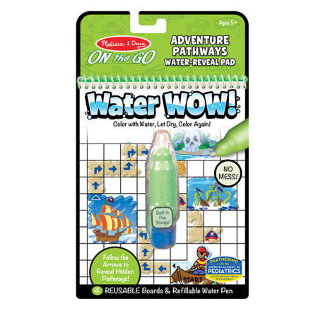 Kniha vodových omalovánek "Najdi svou cestu - dobrodružství" - WaterWow