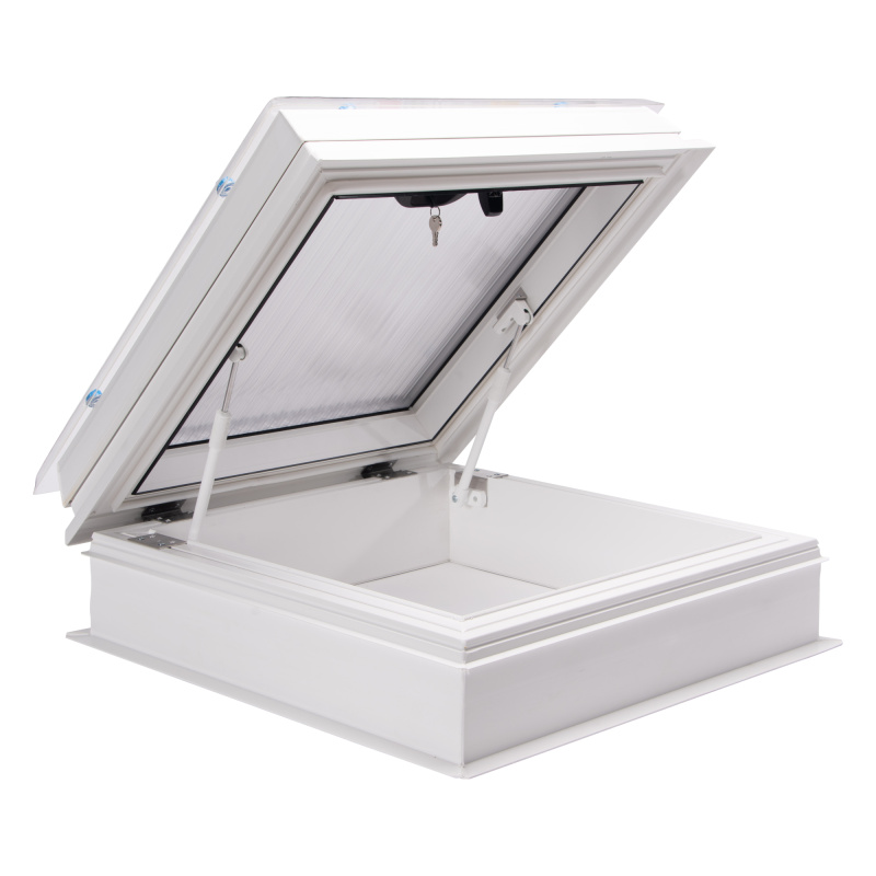 Výlez kopulový průhledný DEKLIGHT BOX ACG OPE/RAp kop/PC manžeta 15 cm 60×90 cm