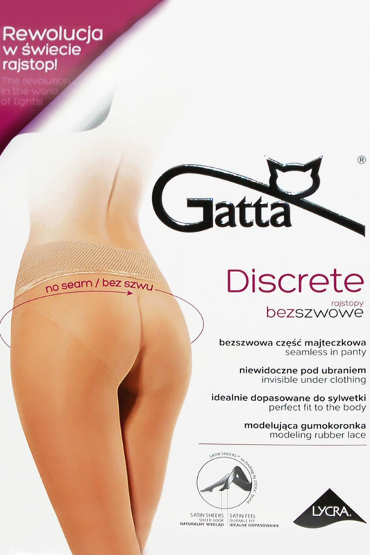 Silonkové punčocháče Gatta Discrete 01 Barva: Béžová, Velikost: 4-L