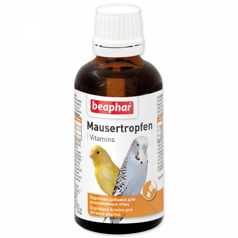 BEAPHAR Mausertropfen Vitamínové kapky 50 ml