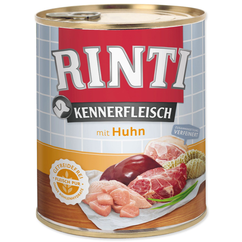 Konzerva Rinti Kennerfleisch Adult kuře 800 g