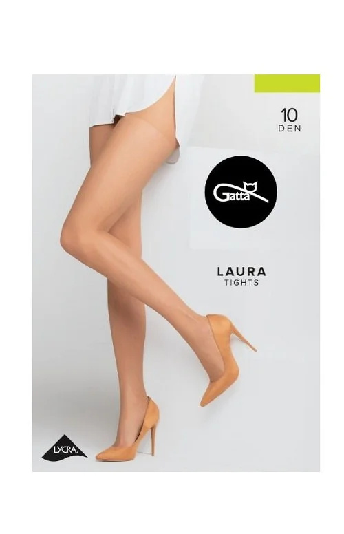 Dámské punčochové kalhoty Gatta Laura 10 den 2-4 grafit/dek.šedá 4-L