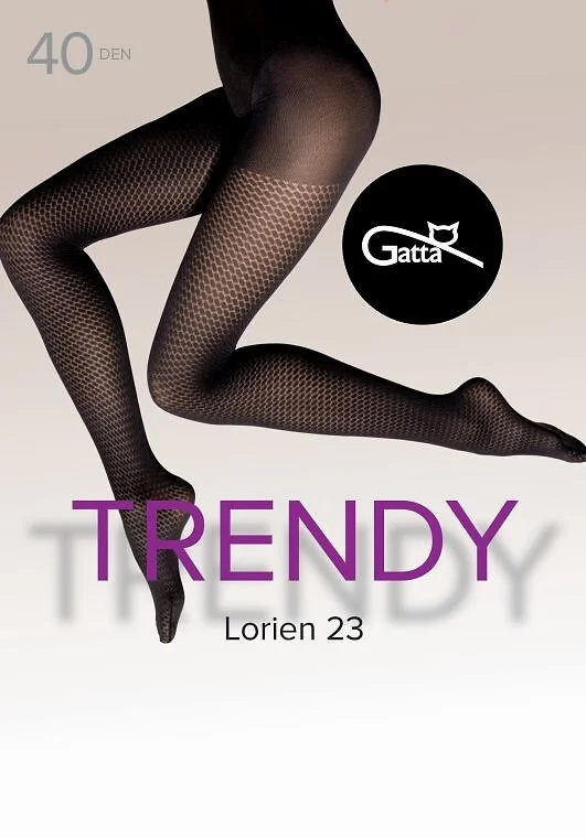 Punčocháče Gatta Lorien wz.23 40 den 2-4 nero 2-S