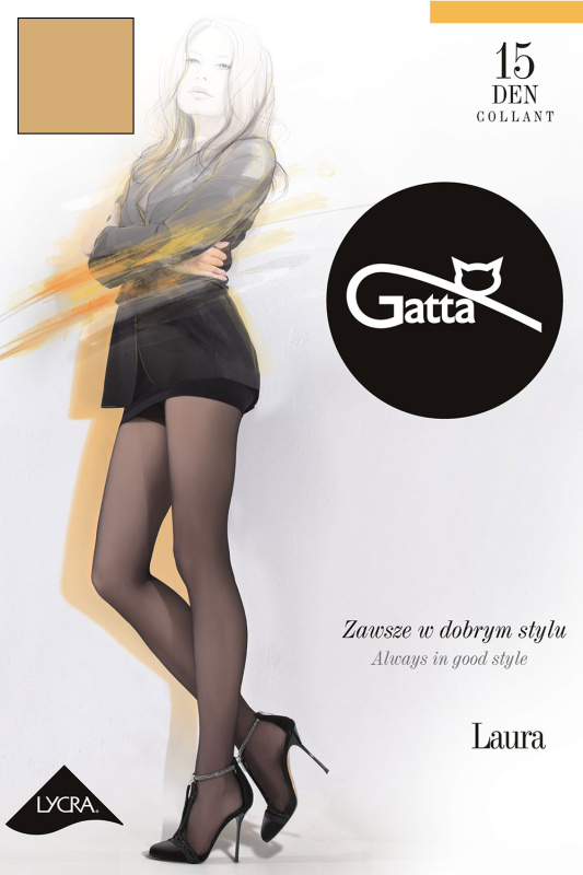 Silonkové punčocháče Gatta Laura 15 Barva: Hnědá, Velikost: S