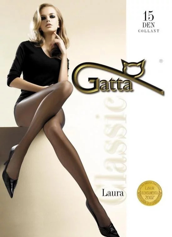 Punčochy Laura 15 den - Gatta 2-S fumo