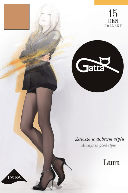Silonkové punčocháče Gatta Laura 15 Barva: Béžová, Velikost: 3-M