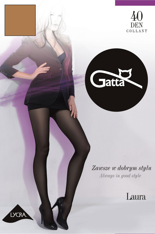 Silonkové punčocháče Gatta Laura 40 Barva: Béžová, Velikost: 5-XL