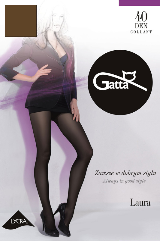 Silonkové punčocháče Gatta Laura 40 Barva: Béžová, Velikost: 5-XL