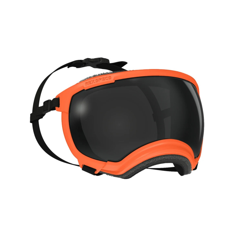 Rex Specs Googles V2 - ochranné brýle pro psy Barva: Oranžová, Velikost: S