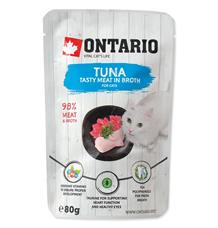 ONTARIO Kapsička tuňák ve vývaru 80 g