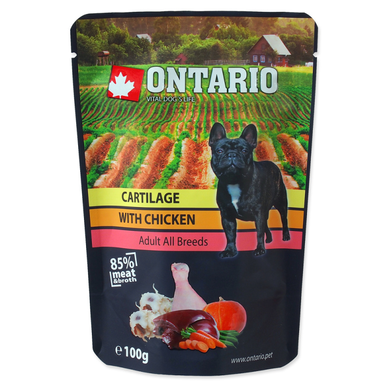 ONTARIO Kapsička chrupavky s kuřecím ve vývaru 100 g