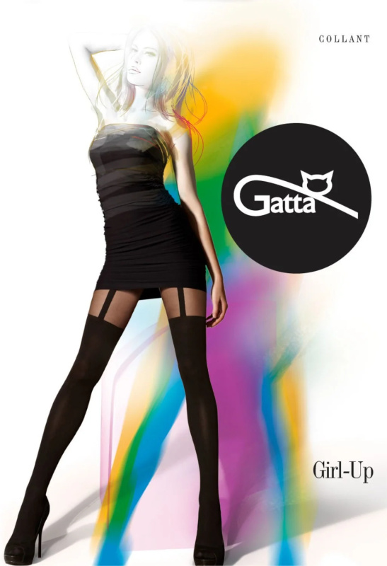 Dámské punčochové kalhoty Gatta Girl-Up nr 01 nero/černá 4-L