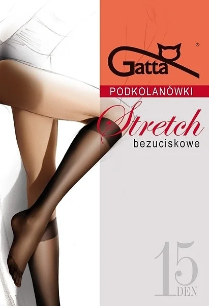 Dámské podkolenky Gatta Stretch A'2 grafit/dek.šedá Univerzální