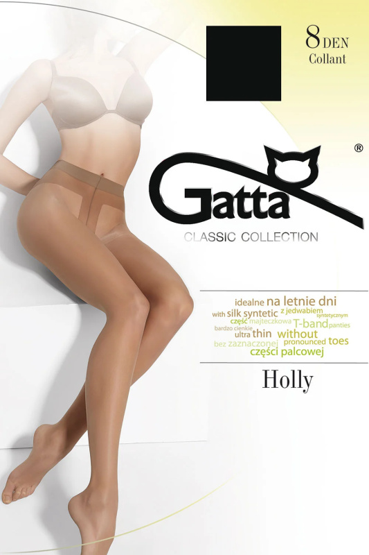 Dámské punčochové kalhoty Gatta Holly 8 den nero/černá 2-S