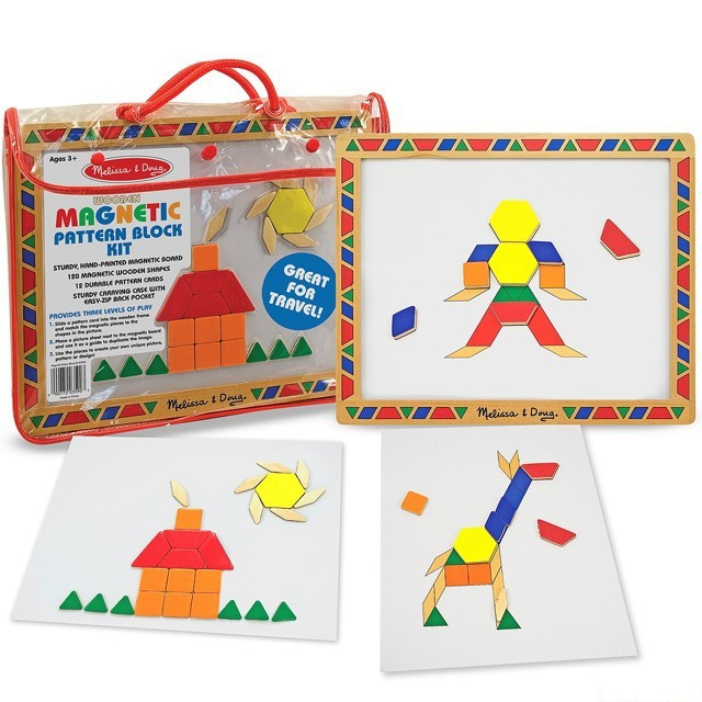 Puzzle magnetické - Mozaika v kufříku, 120ks (M&amp;D)