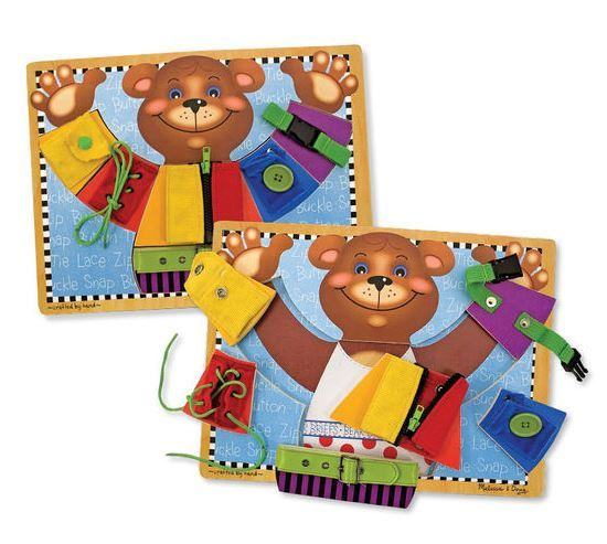 Puzzle motorické - Dovednosti s oblékacím medvědem (M&amp;D)
