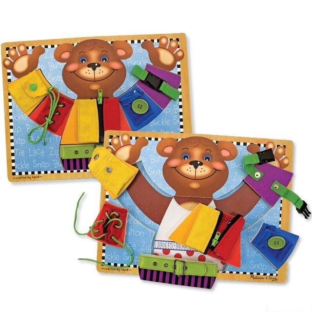 Puzzle motorické - Dovednosti s oblékacím medvědem (M&amp;D)