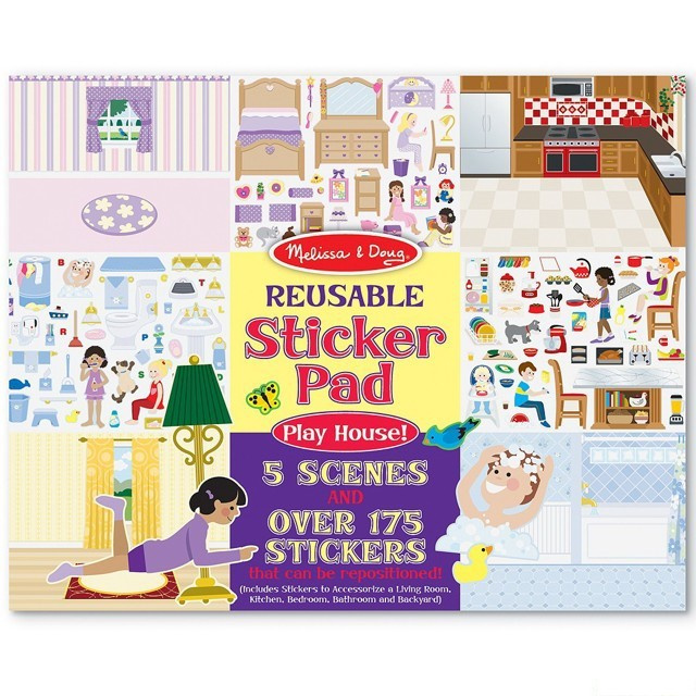 Melisa and Doug Příběhový sešit Melissa and Doug s nálepkami - Dům