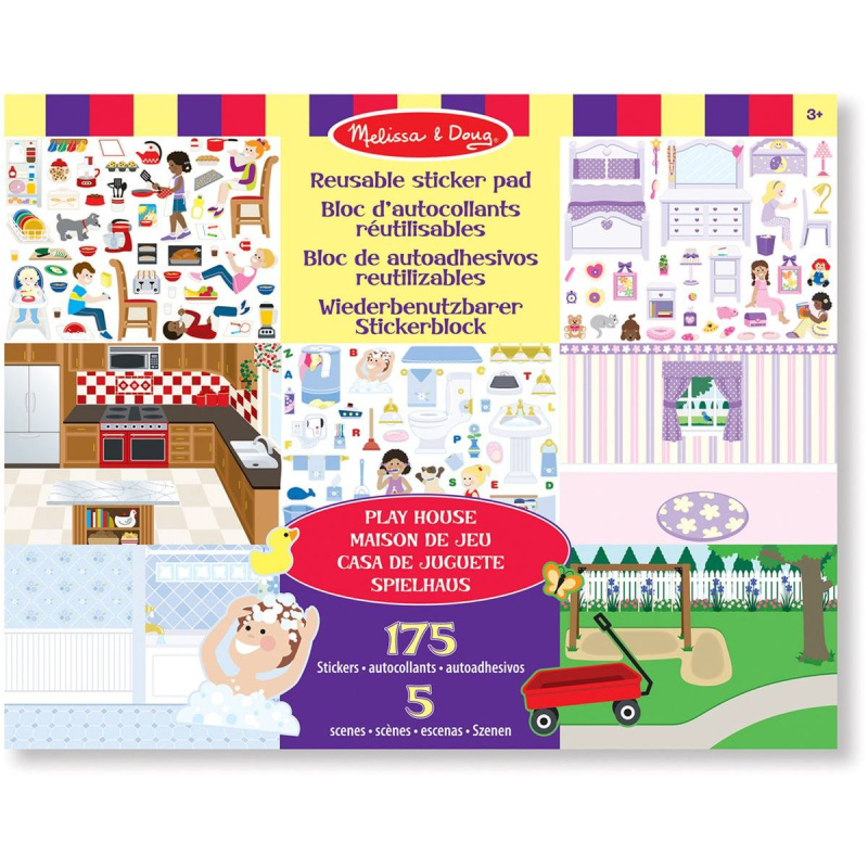 Melisa and Doug Příběhový sešit Melissa and Doug s nálepkami - Dům