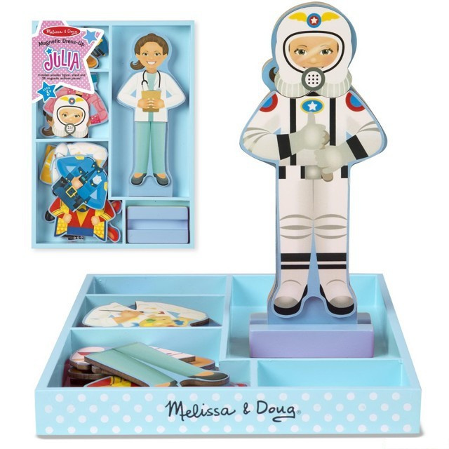 Puzzle oblékání magnetické - Dívka Julia, 25ks (M&amp;D)