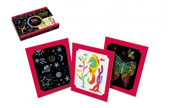 Melissa & Doug Škrabací obrázky dárková sada