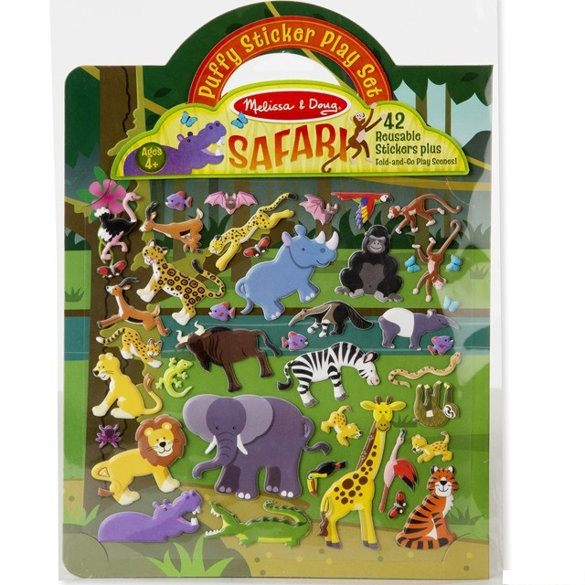 Samolepky - Deluxe sešit, Safari, 42ks (M&amp;D)