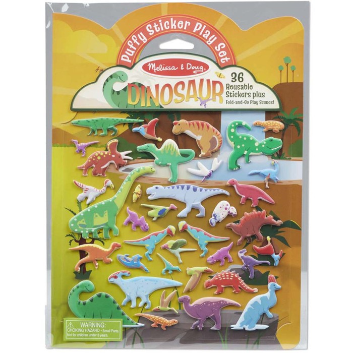 Samolepky - Deluxe sešit, Dinosauři, 36ks (M&amp;D)