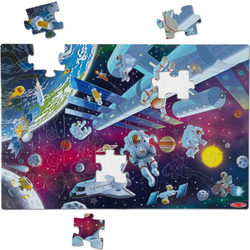 Puzzle podlahové - Vesmírné svítící ve tmě (M&amp;D)