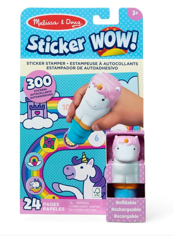 Samolepky - Sticker WOW!, Jednorožec (M&amp;D)