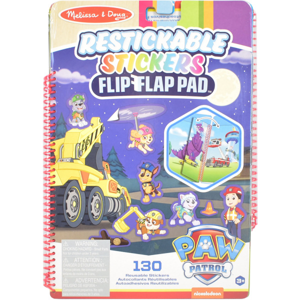 Melissa & Doug - TLAPKOVÁ PATROLA - Kniha se samolepkami - více druhů